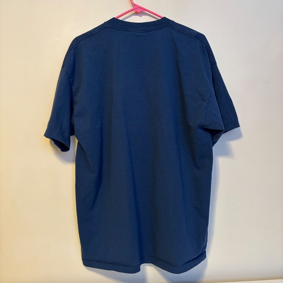 Lee NHL Buffalo Sabres Hockey Short Sleeve T Shirt Blue Yellow Logo Mens Size XL - Picture 2 of 4